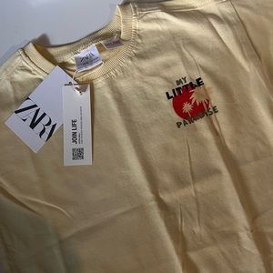 Zara Kids NWT My Little Paradise Tee